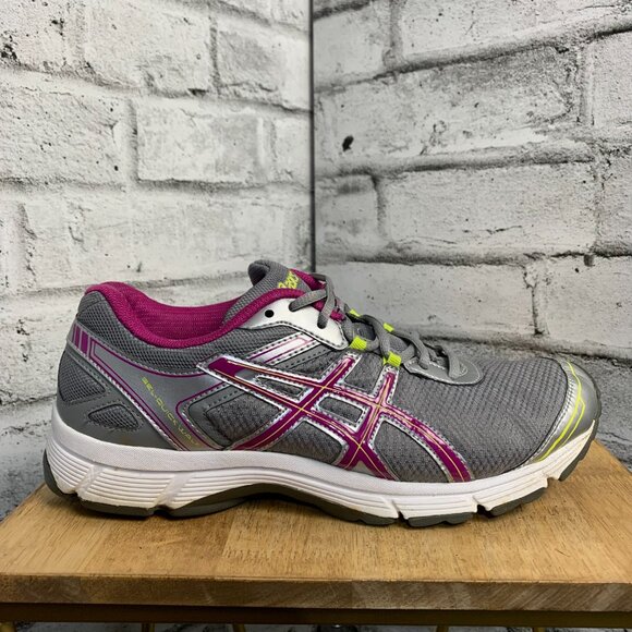 Asics Gel Quick Walk Sneaker Women’s 8.5 Gray Pink Gym Athletic Training Shoes - Picture 3 of 8